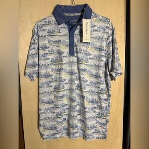 Walter Hagen Scenic Blue Polo Shirt
